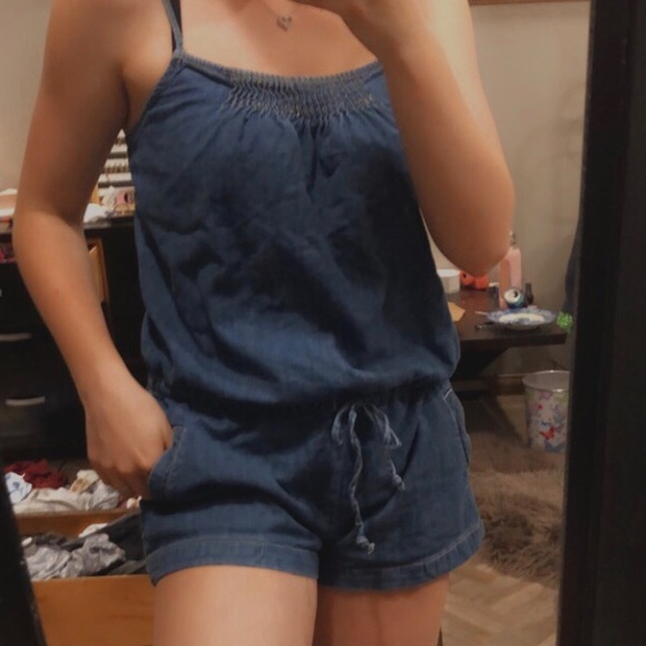 Denim romper - Picture 1 of 1